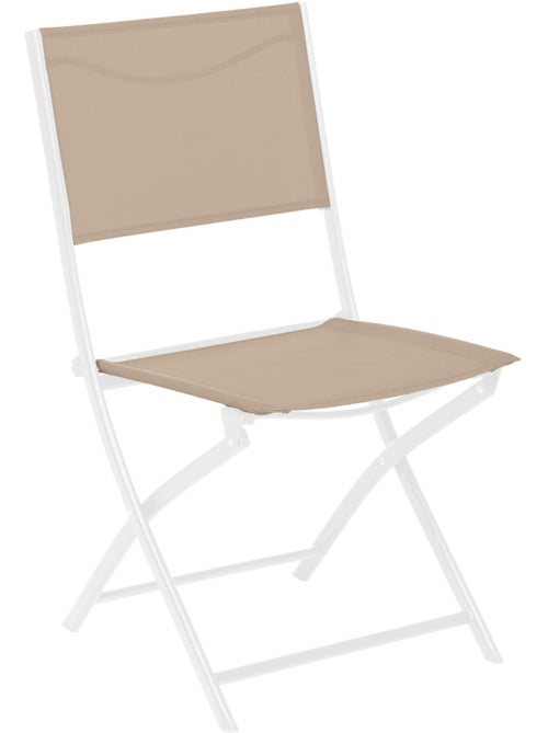 Lot de 4 chaises de jardin pliantes en acier MODULA - Kiabi Lot de 4 chaises de jardin pliantes en acier MODULA - Kiabi