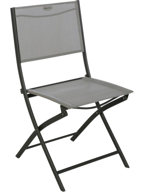 Lot de 4 chaises de jardin pliantes en acier MODULA - Kiabi Lot de 4 chaises de jardin pliantes en acier MODULA - Kiabi