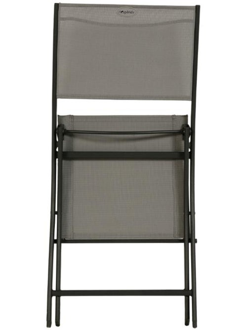 Lot de 4 chaises de jardin pliantes en acier MODULA - Kiabi Lot de 4 chaises de jardin pliantes en acier MODULA - Kiabi