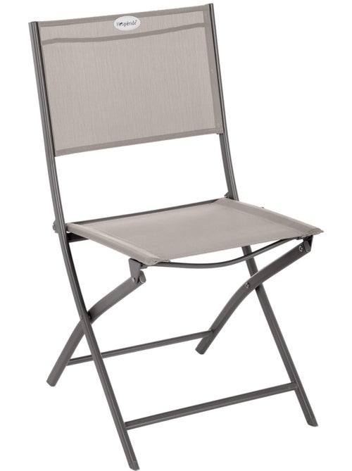 Lot de 4 chaises de jardin pliantes en acier MODULA - Kiabi Lot de 4 chaises de jardin pliantes en acier MODULA - Kiabi
