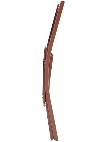 Lot de 4 chaises de jardin pliantes en acier MODULA
