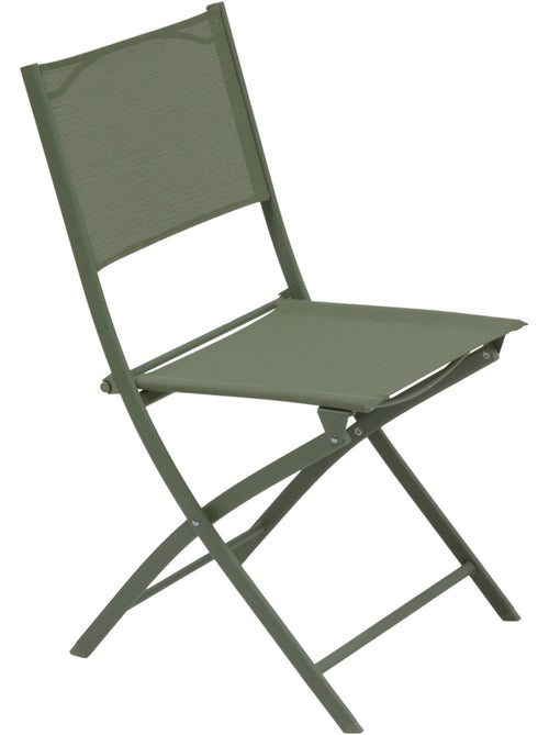 Lot de 4 chaises de jardin pliantes en acier MODULA - Kiabi Lot de 4 chaises de jardin pliantes en acier MODULA - Kiabi