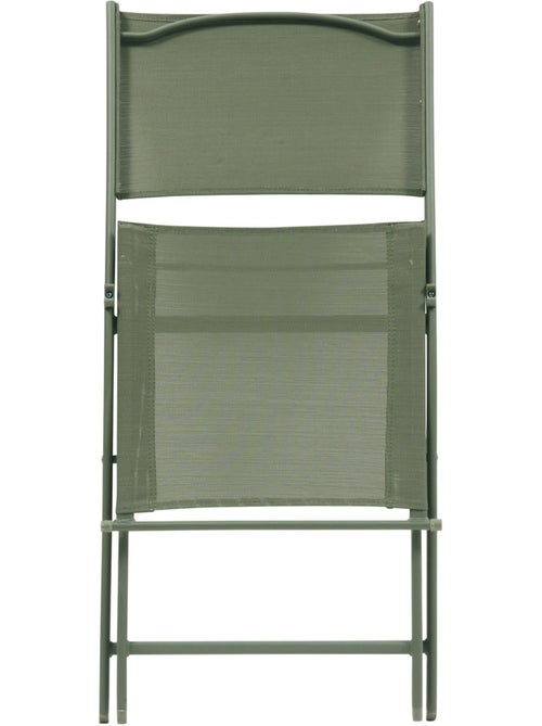 Lot de 4 chaises de jardin pliantes en acier MODULA - Kiabi Lot de 4 chaises de jardin pliantes en acier MODULA - Kiabi
