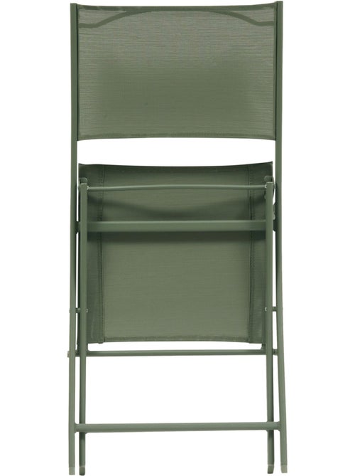 Lot de 4 chaises de jardin pliantes en acier MODULA - Kiabi Lot de 4 chaises de jardin pliantes en acier MODULA - Kiabi