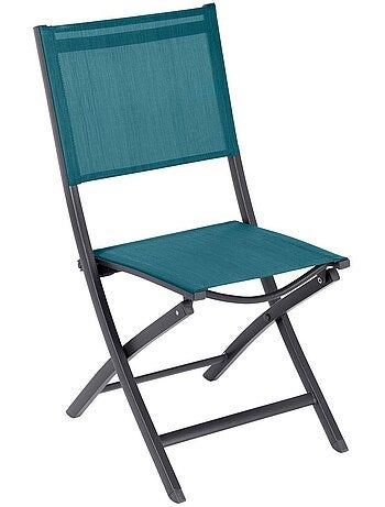 Lot de 4 chaises de jardin pliantes en aluminium ESSENTIA