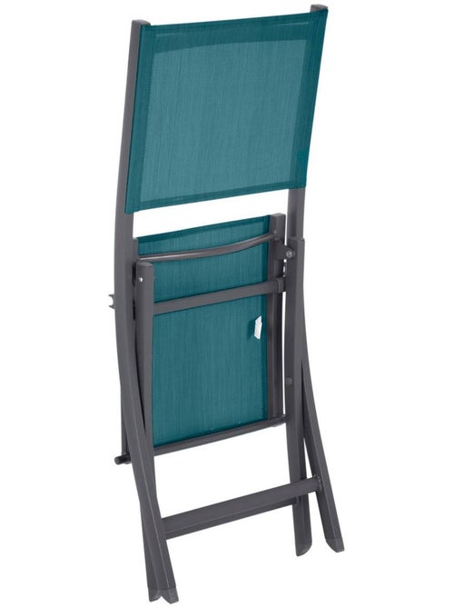 Lot de 4 chaises de jardin pliantes en aluminium ESSENTIA - Kiabi Lot de 4 chaises de jardin pliantes en aluminium ESSENTIA - Kiabi