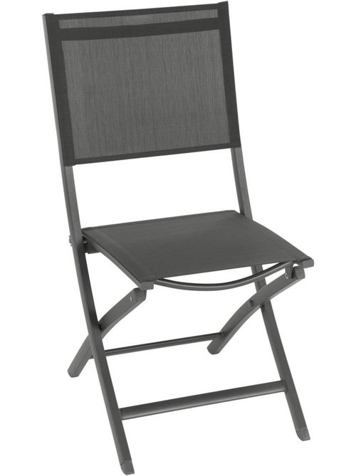 Lot de 4 chaises de jardin pliantes en aluminium ESSENTIA - Kiabi Lot de 4 chaises de jardin pliantes en aluminium ESSENTIA - Kiabi