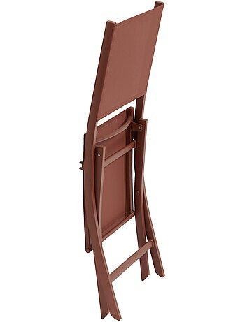 Lot de 4 chaises de jardin pliantes en aluminium ESSENTIA