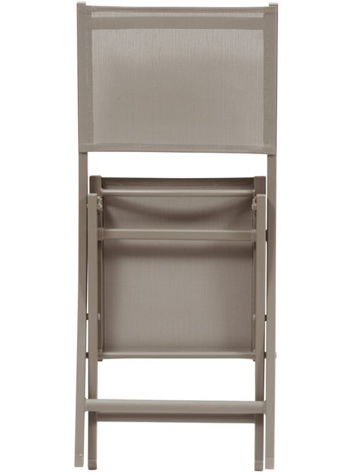 Lot de 4 chaises de jardin pliantes en aluminium ESSENTIA - Kiabi Lot de 4 chaises de jardin pliantes en aluminium ESSENTIA - Kiabi