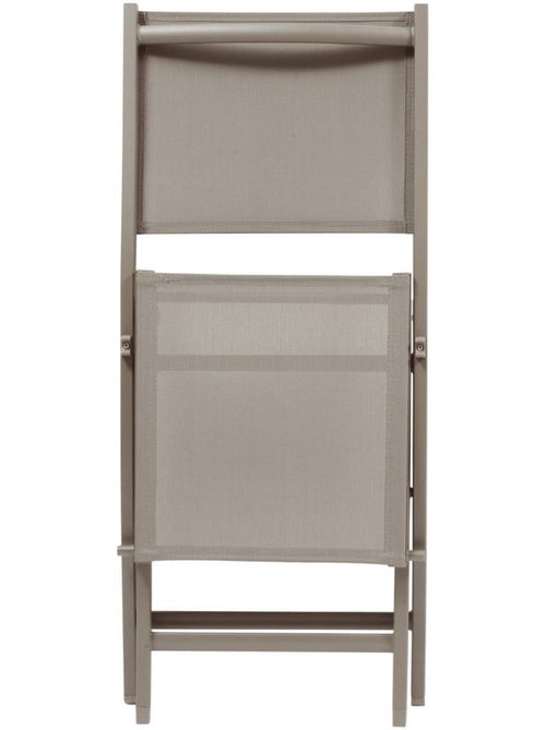 Lot de 4 chaises de jardin pliantes en aluminium ESSENTIA - Kiabi
