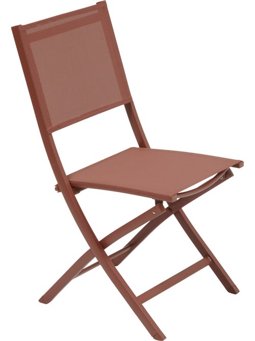 Lot de 4 chaises de jardin pliantes en aluminium ESSENTIA - Kiabi Lot de 4 chaises de jardin pliantes en aluminium ESSENTIA - Kiabi