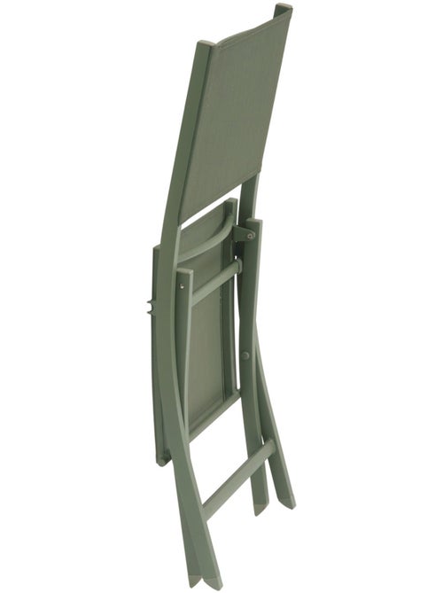 Lot de 4 chaises de jardin pliantes en aluminium ESSENTIA - Kiabi Lot de 4 chaises de jardin pliantes en aluminium ESSENTIA - Kiabi