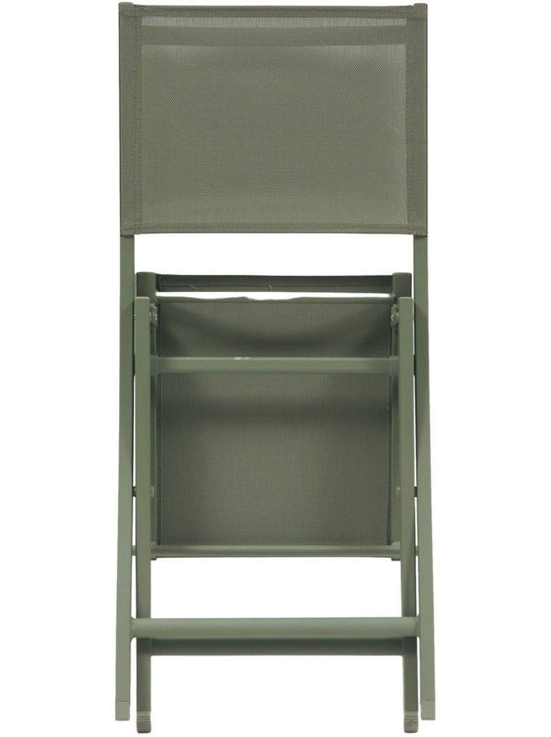 Lot de 4 chaises de jardin pliantes en aluminium ESSENTIA Vert clair - Kiabi