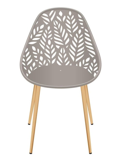 Lot de 4 chaises d'extérieur Calvi en polypropylène - Kiabi