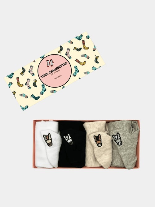 Lot de 4 Chaussettes Languette Cheval - Kiabi