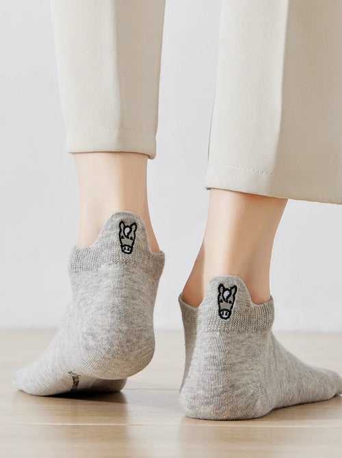 Lot de 4 Chaussettes Languette Cheval - Kiabi