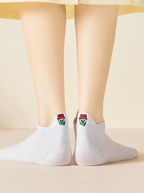 Lot de 4 Chaussettes Languette Noël - Kiabi