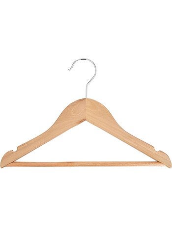 Lot de 4 cintres enfant en bois peint indy