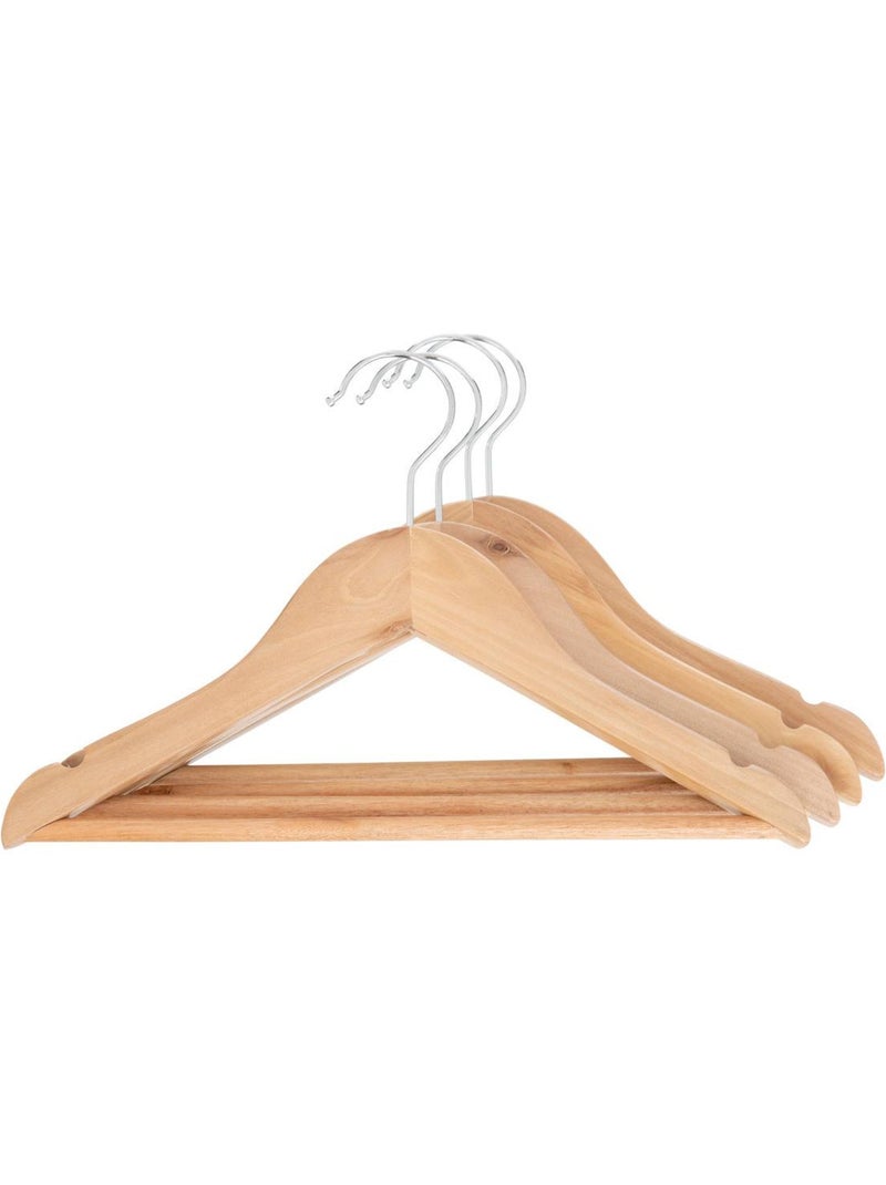 Lot de 4 cintres enfant indy Marron - Kiabi