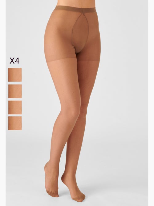 Lot de 4 collants mousse 20d spécial hanches fortes - damart - Kiabi Lot de 4 collants mousse 20d spécial hanches fortes - damart - Kiabi
