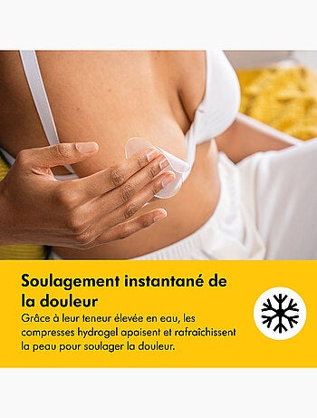 Lot de 4 compresses hydrogel Medela - Favorisent la cicatrisation, apaisent instantanément
