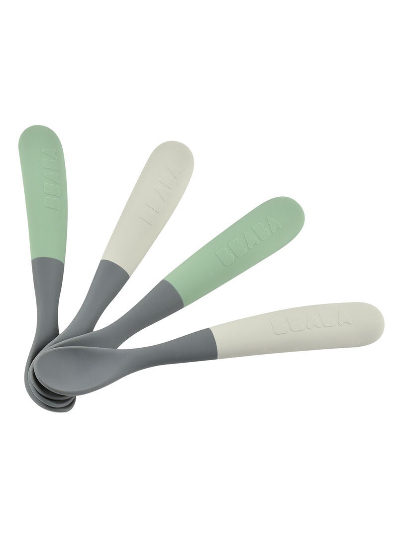 Lot De 4 Cuillères En Bois - Cuillères à Café 13,5cm - Bois De Lotus Naturel - Pour Thé, Café, Cuisine