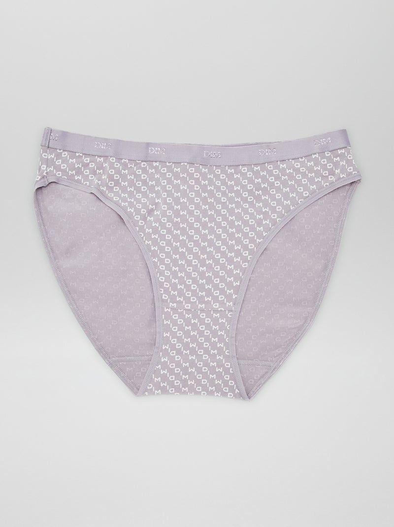 Lot de 4 culottes à imprimé 'DIM' Rose - Kiabi