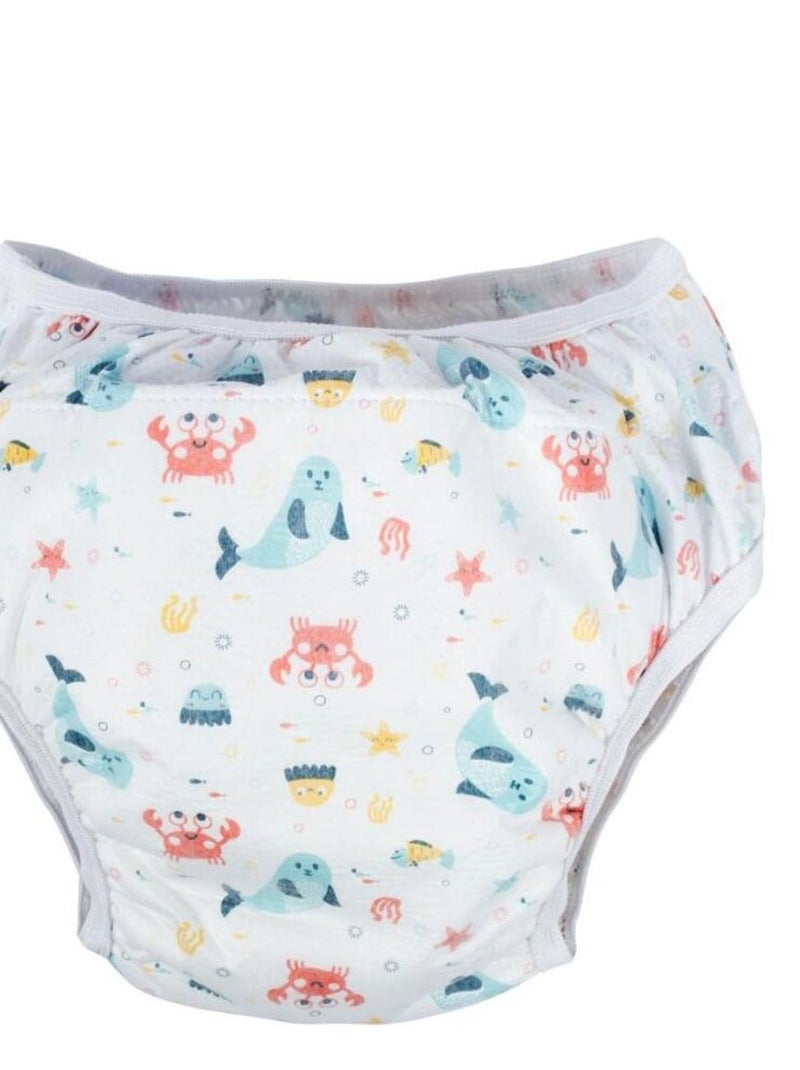 Lot de  4 culottes d'apprentissage de la propreté en coton rembourrées Multicolore - Kiabi