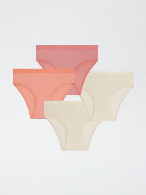 Lot de 4 culottes 'Dim' - Kiabi Lot de 4 culottes 'Dim' - Kiabi
