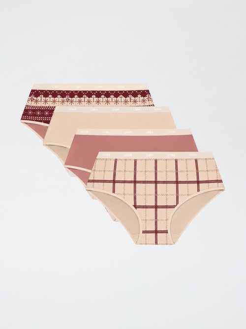 Lot de 4 culottes 'Dim' - Kiabi