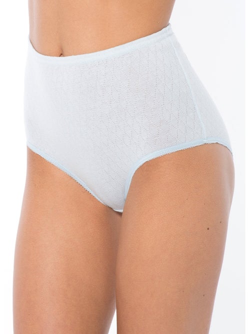 Lot de 4 culottes en maille jacquard - DAXON - Kiabi