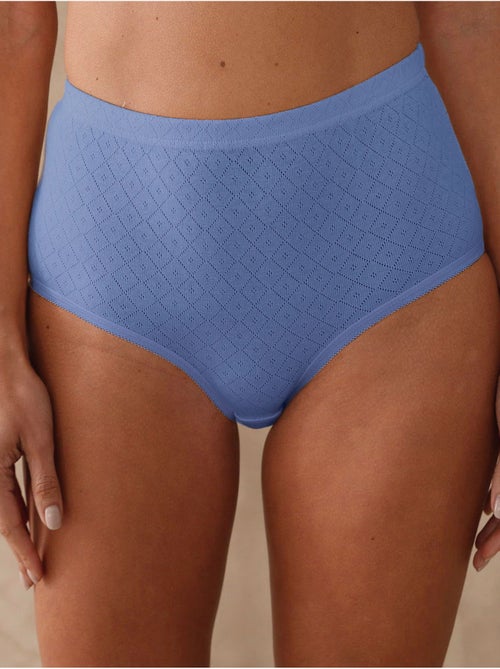 Lot de 4 culottes en maille jacquard - DAXON - Kiabi