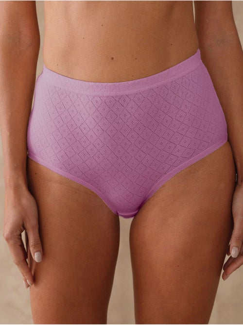 Lot de 4 culottes en maille jacquard - DAXON - Kiabi Lot de 4 culottes en maille jacquard - DAXON - Kiabi