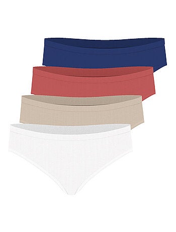 Lot de 4 culottes femme Ecopack Basic Athena