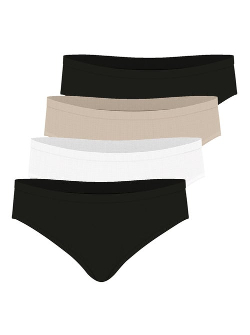 Lot de 4 culottes femme Ecopack Basic Athena - Kiabi