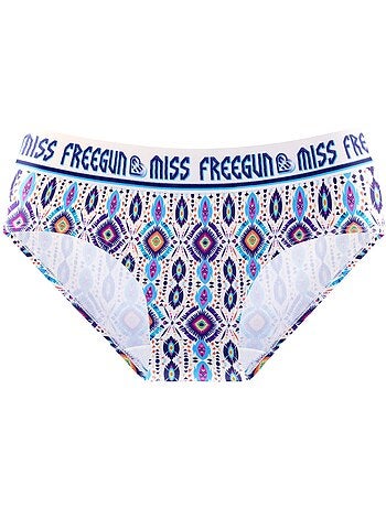 Lot de 4 culottes femme Ethnic Freegun