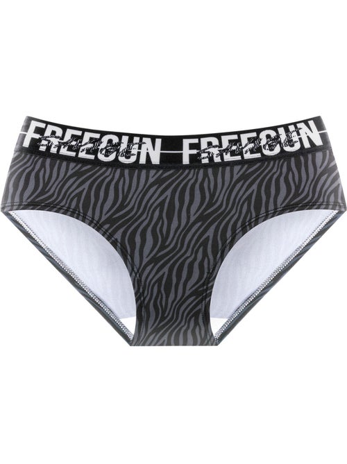 Lot de 4 culottes femme Leopard Freegun - Kiabi