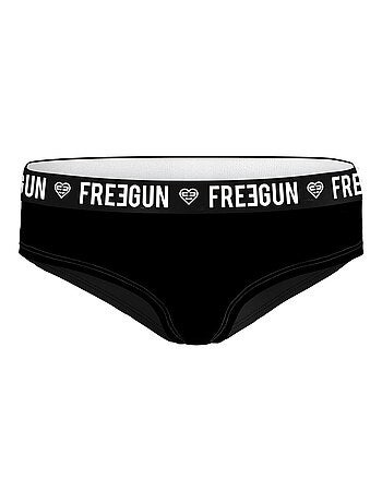 Lot de 4 culottes femme Street Art Uni Freegun
