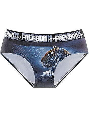 Lot de 4 culottes Femme Wild Animals Freegun