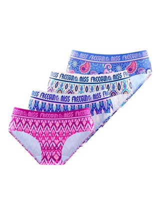 Lot de 4 culottes fille Ethnic Freegun