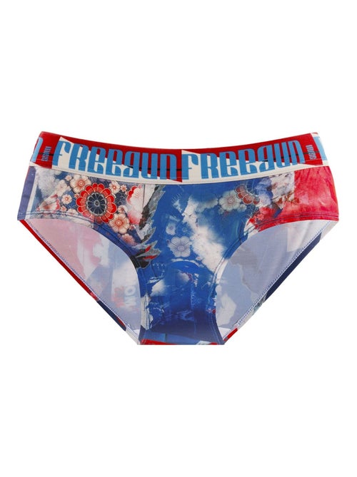 Lot de 4 culottes fille Pop Art Freegun - Kiabi