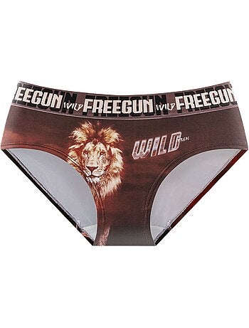 Lot de 4 culottes Fille Wild Animals Freegun