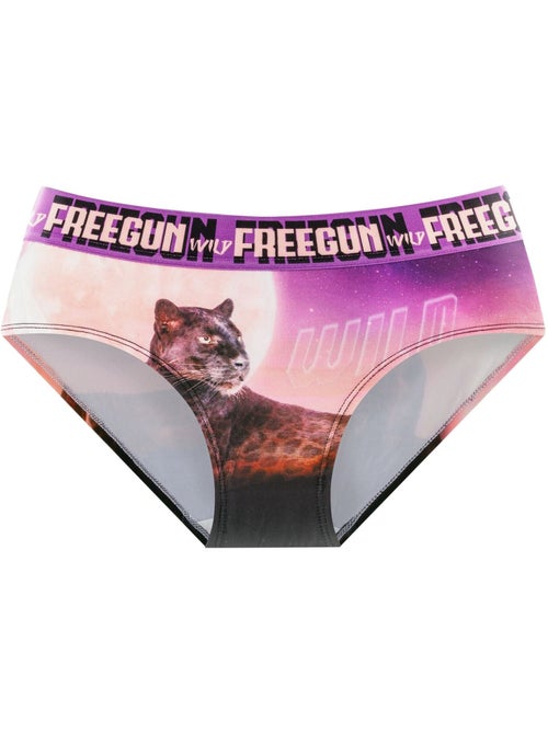 Lot de 4 culottes Fille Wild Animals Freegun - Kiabi