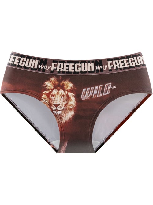 Lot de 4 culottes Fille Wild Animals Freegun - Kiabi