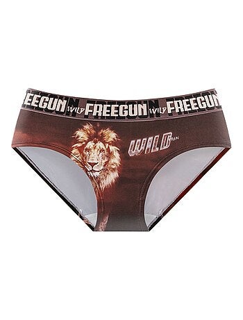 Lot de 4 culottes Fille Wild Animals Freegun
