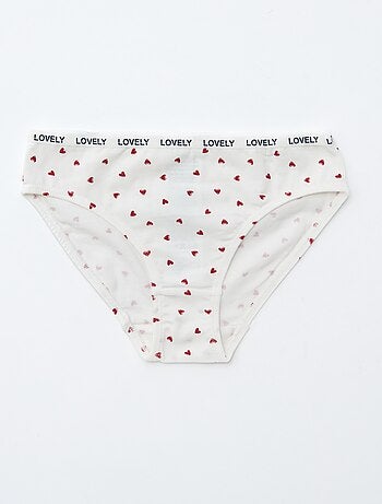 Lot de 4 culottes imprimées