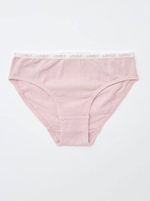 Lot de 4 culottes imprimées - Kiabi