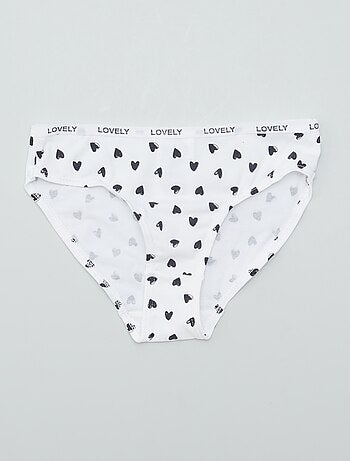 Lot de 4 culottes imprimées