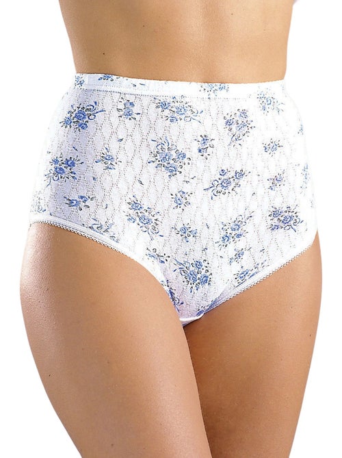 Lot de 4 culottes maille fantaisie - DAXON - Kiabi