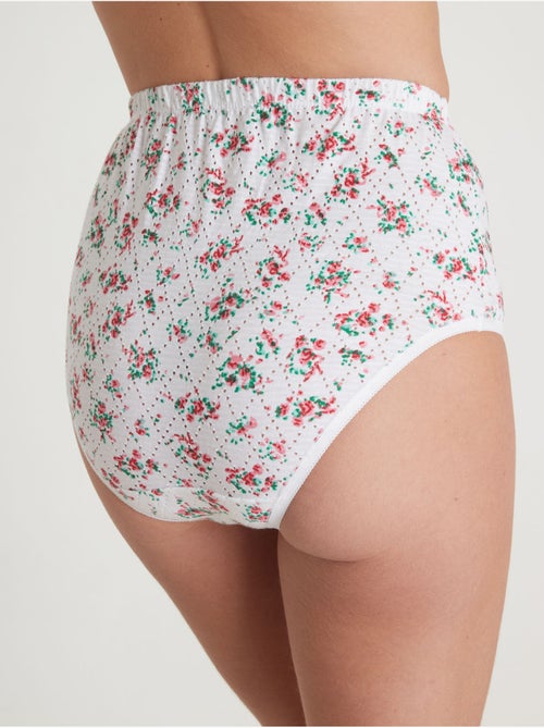 Lot de 4 culottes maille fantaisie - DAXON - Kiabi